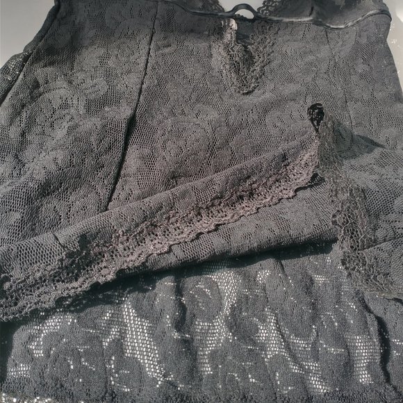 Victoria's Secret Black Lace Lingerie sz M - Picture 5 of 8